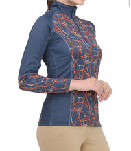 EQUINE COUTURE LADIES SNAFFLE BRIDLES SPORT SHIRT
