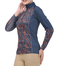 EQUINE COUTURE LADIES SNAFFLE BRIDLES SPORT SHIRT