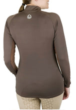 LETTIA WOMEN QUARTER-ZIP NECK UPF 50+ SUN SHIRT