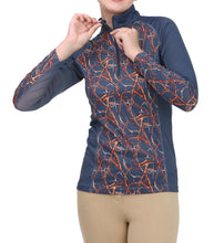 EQUINE COUTURE LADIES SNAFFLE BRIDLES SPORT SHIRT