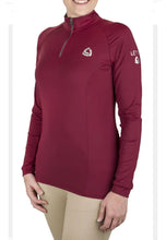 LETTIA WOMEN QUARTER-ZIP NECK UPF 50+ SUN SHIRT