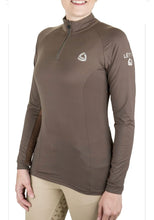 LETTIA WOMEN QUARTER-ZIP NECK UPF 50+ SUN SHIRT