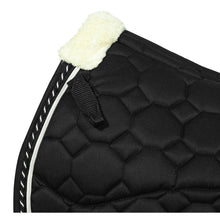 EQUINE COUTURE LUXE SADDLE PAD WITH WHITE SHERPA FLEECE LINING