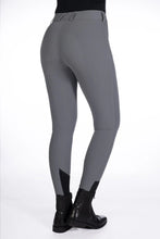 HKM Tampa- Silicone Knee Patch Riding Breeches grey