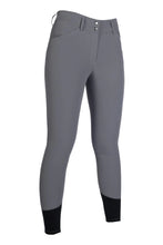 HKM Tampa- Silicone Knee Patch Riding Breeches grey