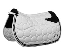 EQUINE COUTURE LUXE SADDLE PAD WITH WHITE SHERPA FLEECE LINING