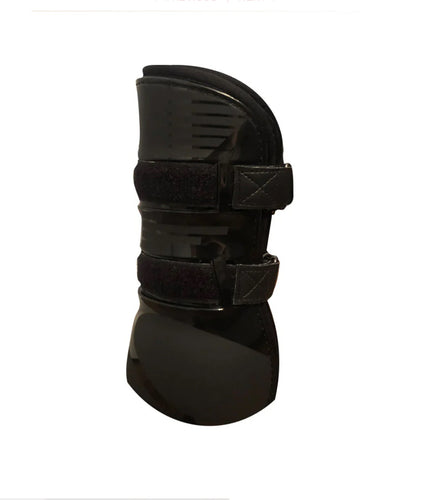 TUFFRIDER PREMIUM ENGRAVED BOOTS W/ LEATHER STRAPS-2 PIECE/PAIR, BLACK, FULL